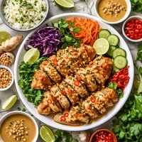 Thai Chicken with Peanut Sauce