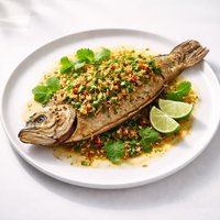 Thai Country Style Fish Pla Nai Suan Rot Det