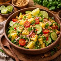 Thai Cucumber and Pineapple Salad