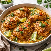 Thai Curried Chicken Thighs
