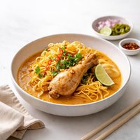 Thai Curried Noodle Gueyteow Kak