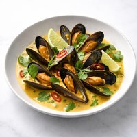 Thai Curry Mussels