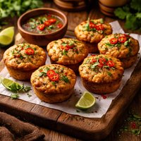 Thai Fish Mini Muffins with Coconut Tuna