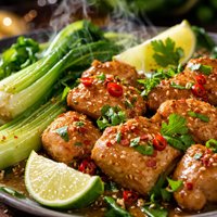 Thai Lime Chicken with Bok Choy