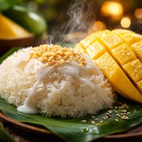 Thai Mango with Sticky Rice Mamuang Kao Nieo