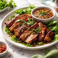 Thai Marinated Pork with Dipping Sauce