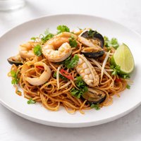 Thai Noodles with Seafood