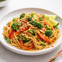 Thai Peanut Noodle Stir Fry