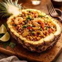 Thai Pineapple Fried Rice Pad Kao Saparod