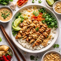 Thai Pra Ram Chicken