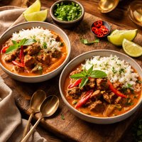 Thai Red Beef Curry for Two