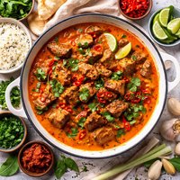 Thai Red Curried Lamb