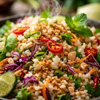 Thai Rice Salad with Lemongrass