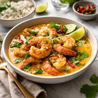 Thai Shrimp in Curried Coconut Sauce