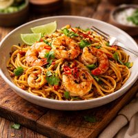Thai Shrimp Linguine
