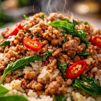 Thai Spicy Rice Pork
