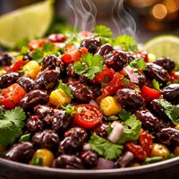 Thai Style Black Bean Salad