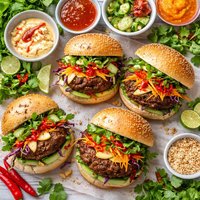 Thai Style Burgers