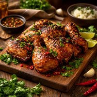 Thai Style Grilled Baked Chicken