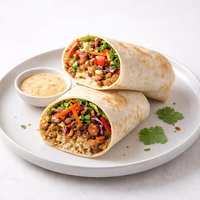 Thai Style Pork Burritos
