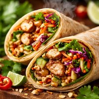 Thai Wraps with Chicken