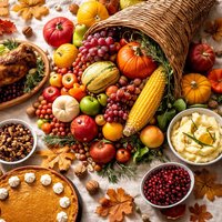 Thanksgiving Cornucopia