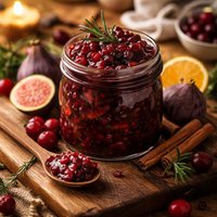Thanksgiving Cranberry Fig Jam