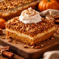 Thanksgiving Pumpkin Crunch Cake Dessert
