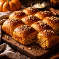Thanksgiving Pumpkin Rolls