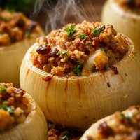 Thanksgiving Stuffed Onions