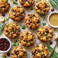 Thanksgiving Stuffing Muffins