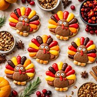 Thanksgiving Turkeys Cookies