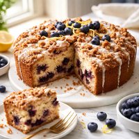 The Absolute Best Moist Buttery Blueberry Coffee Cake