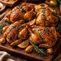 The Best Baked Cornish Game Hens
