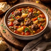The Best Beefy Vegetable Soup