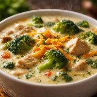 The Best Broccoli Cheddar Soup with Chicken