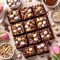 The Best Easter Chocolate Brownies Ever