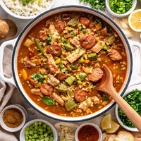 The Best Leftover Turkey Gumbo