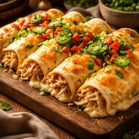 The Best Sour Cream Shredded Chicken Enchiladas