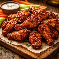 The Best Spicy Sriracha Chicken Wings