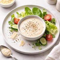 The Creamiest Pepper Parmesan Dressing