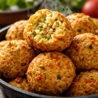 The Deen Brothers Baked Hush Puppies