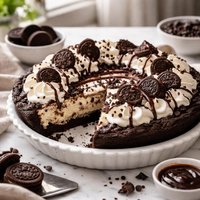 The Easiest Oreo Fudge Ice Cream Pie