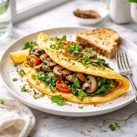 The Elegant Eggless Omelet