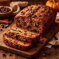 The Most Amazing Pumpkin Chocolate Chip Loaf Bread