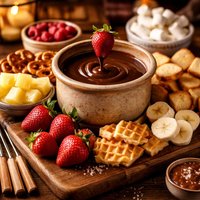 The Most Awesome Chocolate Fondue