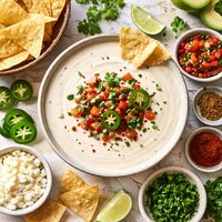 The Perfect White Mexican Cheese Dip