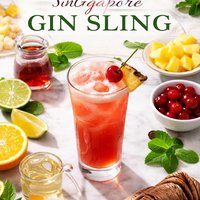 The Raffles Hotel Original Singapore Gin Sling Cocktail