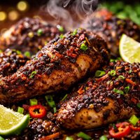 The Real Jamaican Jerk Chicken Nearly Too Hot to Handle