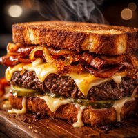 The Ultimate Patty Melt Burger